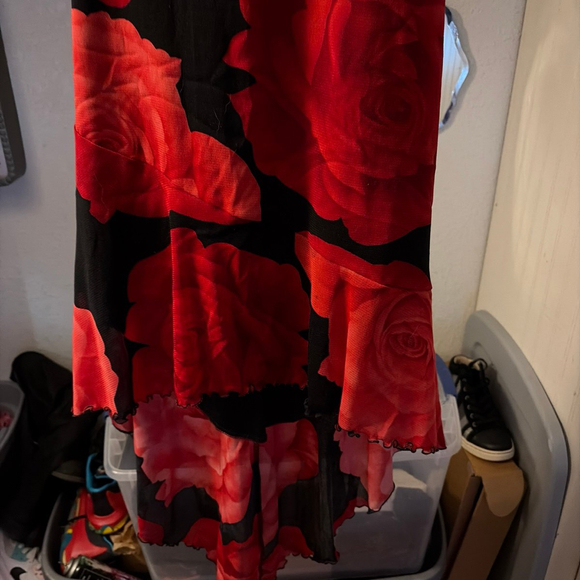 Rhapsody Red Dress Vintage - Picture 3 of 5